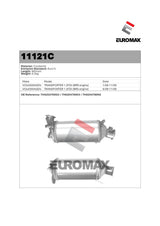 DPF/CAT Kit for Volkswagen Transporter 1.9TDi BRR/BRS (2006–2009) – Euromax Diesel Particulate Filter