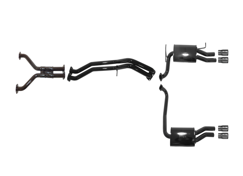 Pacemaker Sport Systems | 3" Cat Back No Centre Muffler Quad Tip | Ford Falcon FG GT 5.4L V8 2008–2010 | PP4007-04