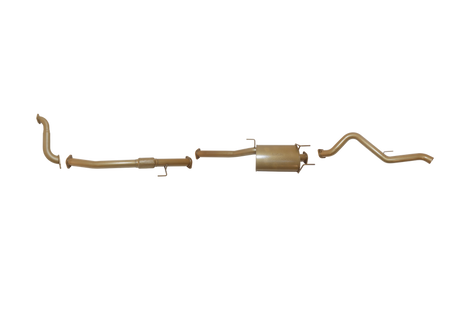 Pacemaker King Brown | Single 3" Turbo Back Exhaust with Muffler | Isuzu D-MAX 3.0L TD 2012-2017 | KB8510-XXMX