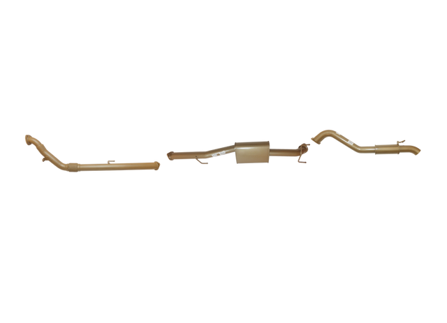 Pacemaker King Brown | Single 3" Turbo Back Exhaust with Centre & Rear Mufflers | Toyota Hilux 150 | KB12110-XXMR