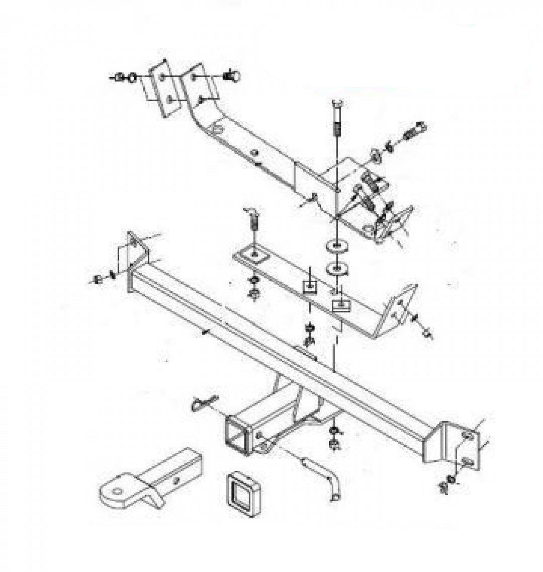 Trailboss - Towbar Suited For Holden Commodore/Berlina/Calais Sedan VT/VX (1997…