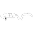 Standard Replacement - Hyundai Elantra HD (2006 - 2011) Sedan (2.0L) Rear Muffl…