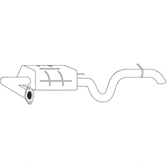 Standard Replacement - Hyundai Elantra HD (2006 - 2011) Sedan (2.0L) Rear Muffl…