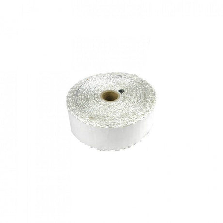Heat Tape - Glass White Foil 40mm X 2mm X 5 Metres With Foil On One Side