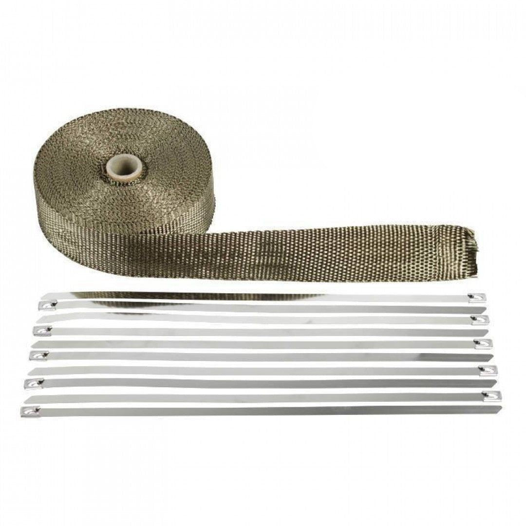 Heat Tape - Titanium 51mm X 2mm X 15 Metres With 10 Cable Ties