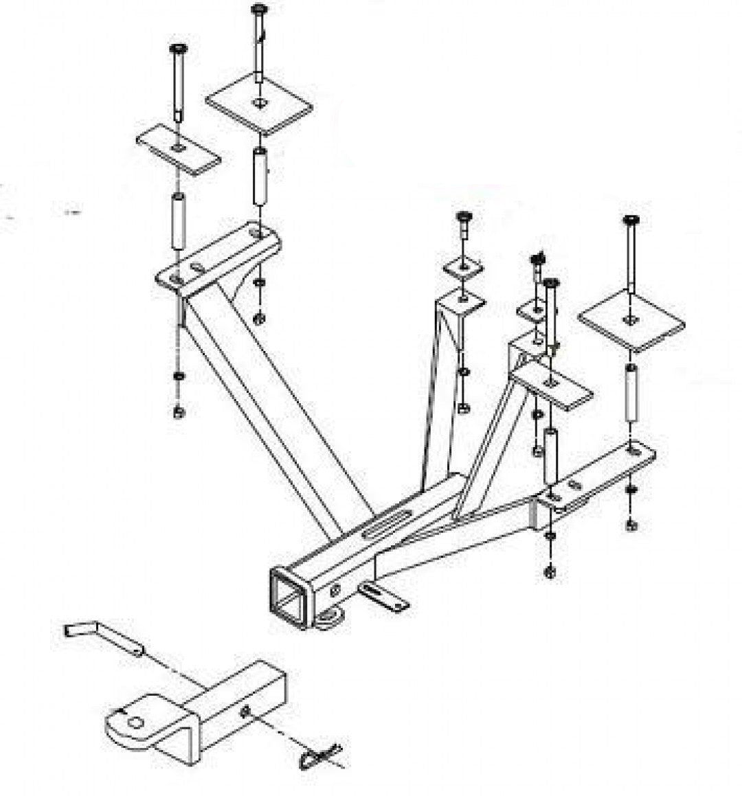 Trailboss - Towbar Suited For Daihatsu Terios 5D 4WD (1997 - 2005)