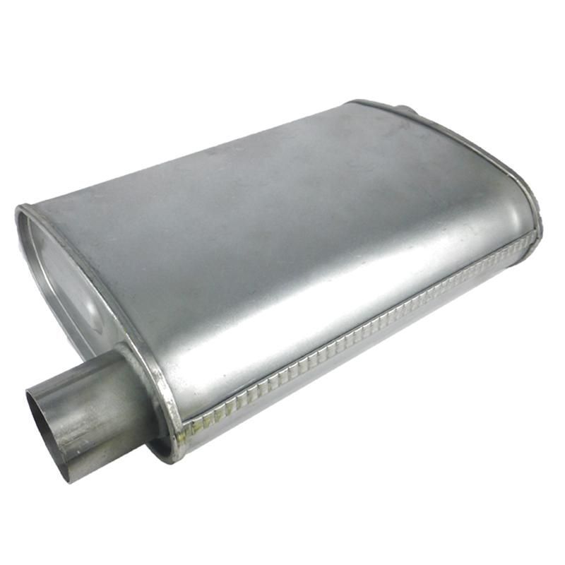 Redback - 3" Universal Muffler Offset/Offset 350x225x125mm Oval Turbo Flow Mild Steel