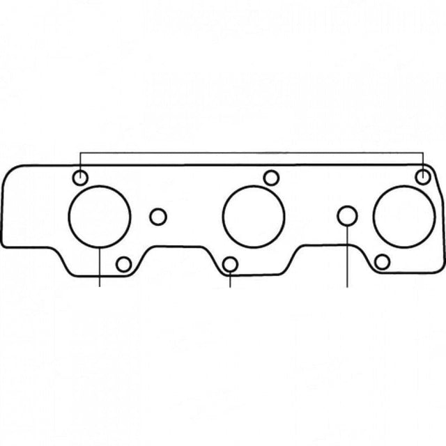 Mitsubishi Pajero NH, NF & NK, V6, Year 1988-1992, Mitsubishi Magna TR & TS, Mitsubishi 6G72  - Exhaust Manifold Gasket