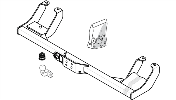 BRINK | Fixed European Towbar | Fiat Ducato 230 Series 1997–2002 | BR-400300