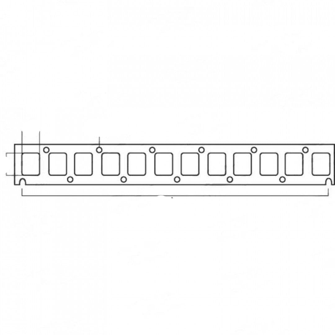 Chrysler Valiant Slant 225ci, 6 Cylinders  - Exhaust Manifold Gasket