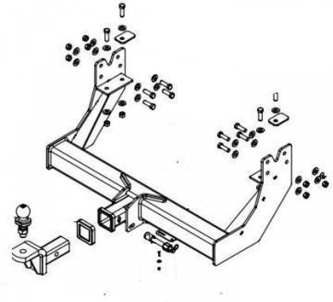 Trailboss - Towbar Suited For Iveco Daily High Roof Van 35S13 3520L/4100 (2015 …