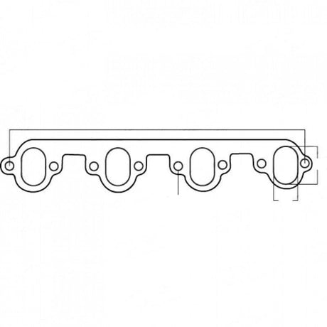 Exhaust Manifold Gasket - Ford XA-XF Falcon 460, (2 Gaskets Required)