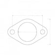 2 Bolt Flange Gasket - ID 48mm