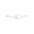 Standard Replacement - Ford Laser KJ KL (1996 - 1999) Sedan (1.6L/1.8L) Rear Mu…