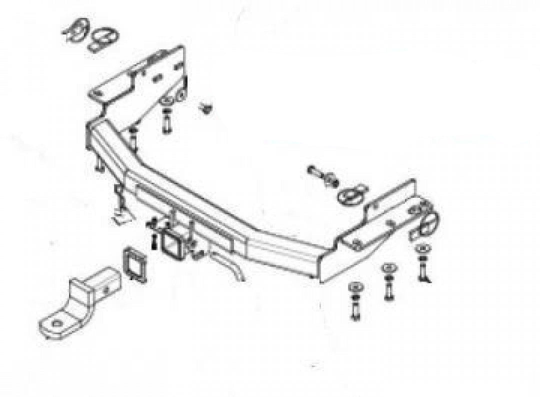 Trailboss - Towbar Suited For Dodge Nitro 2WD/4WD (2007 Onwards)