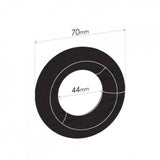 Exhaust Rubber - Universal Ring Rubber Inside Diameter (44mm), Outside Diameter (70mm), Soft