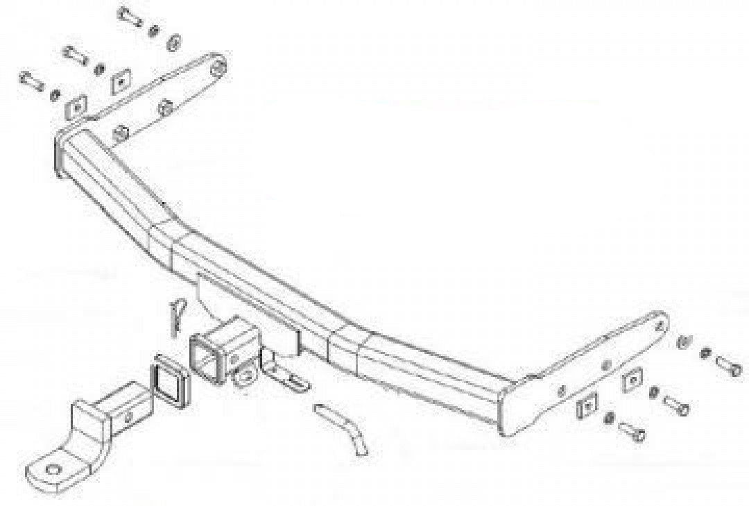 Trailboss - Towbar To Suit Great Wall X200 Wagon (QTGW006L)