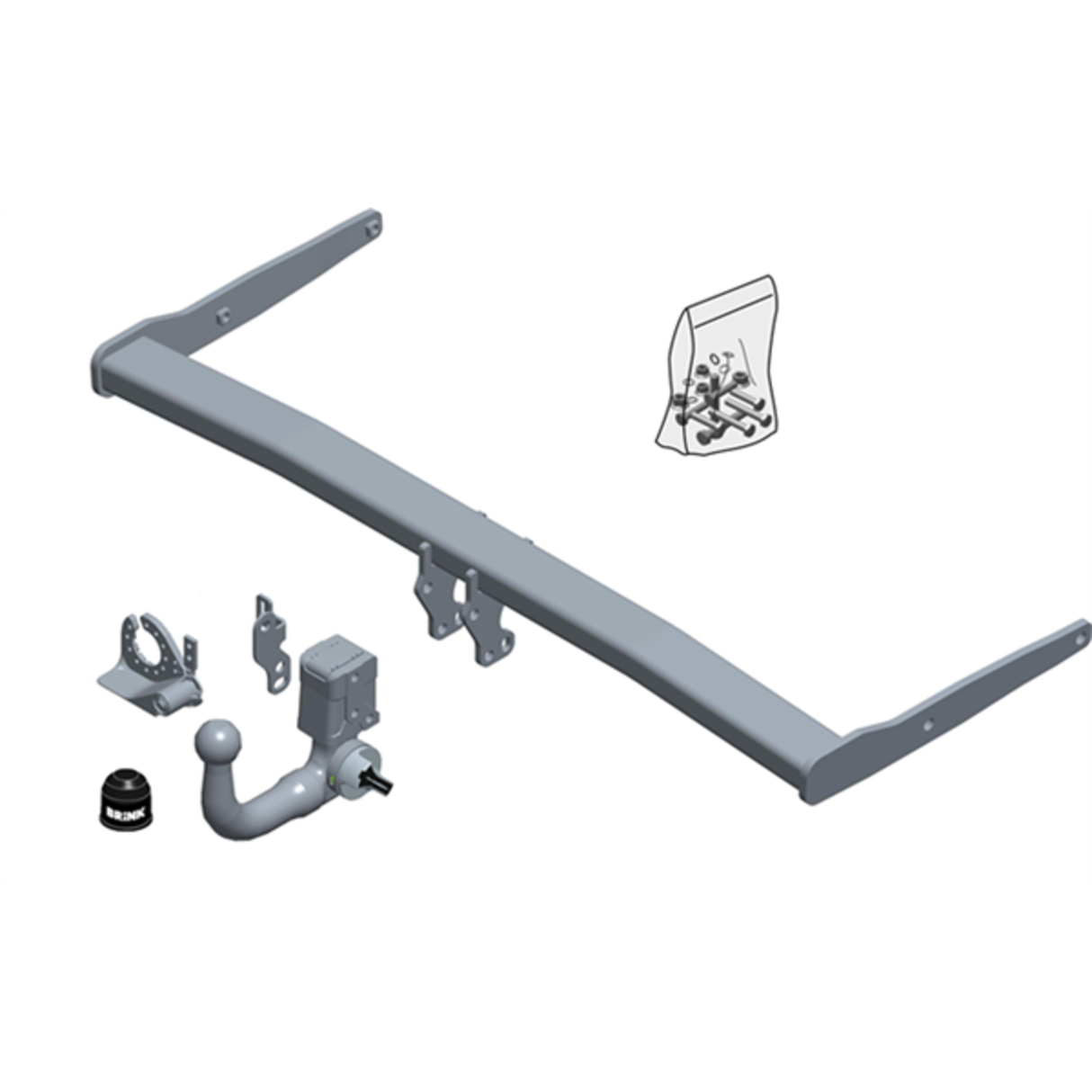 BRINK | Detachable Towbar | Skoda Superb VW Passat B8 2014–ON | BR-614700