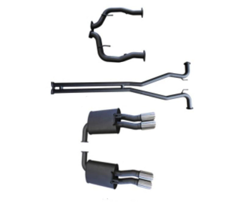 Manta | Twin 2.5″ Cat Back WOM/Muffler | Holden Commodore VE VF Ute V8 6.0L 6.2L & 3.6L SIDI, HSV Maloo 2007–2017