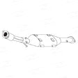 Standard Catalytic Converter - Nissan X-Trial T31 (2007 - 2014) Wagon (2.5L) Catalytic …