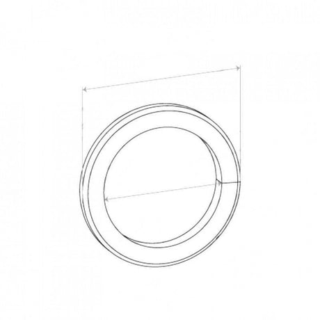 Spiral Wound Ring Gasket - ID 36mm, OD 49mm, THK 5mm, SPIRAL