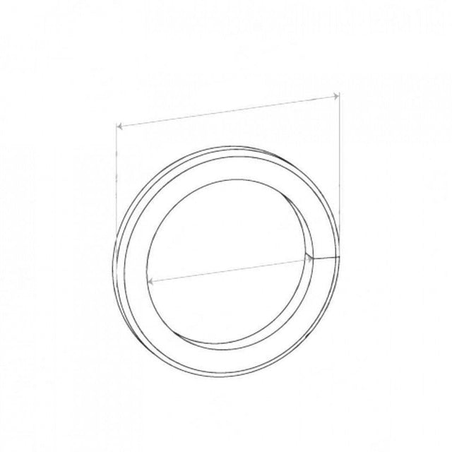 Spiral Wound Ring Gasket - ID 36mm, OD 49mm, THK 5mm, SPIRAL