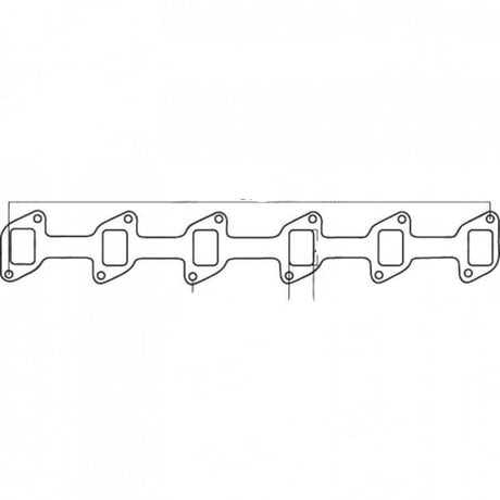 Toyota Land Cruiser HJ45 & HJ60, Toyota 2H 3980cc, Diesel - Exhaust Manifold Gasket