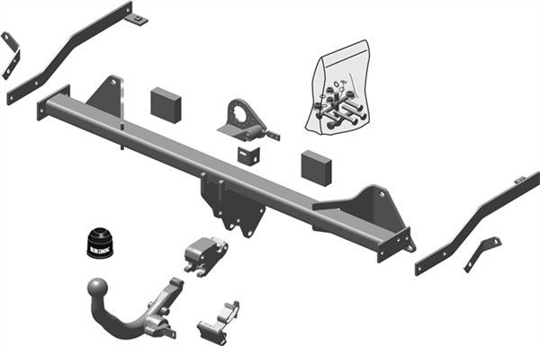 BRINK - Fiat Doblo (2010 - on) European Towbar