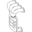 Standard Catalytic Converter - Hyundai Elantra HD (2006 - 2011) Sedan (2.0L) Manifold C… (Manifold CAT)