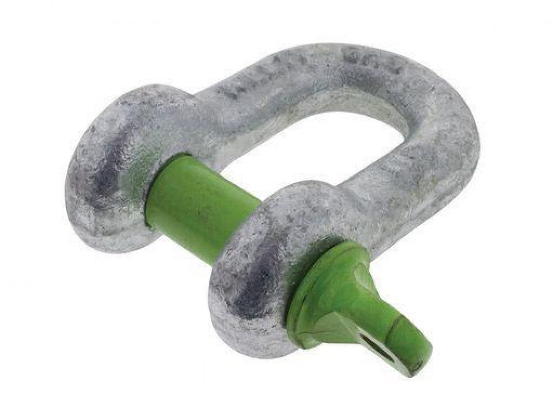 Hulk 4X4 - PKT 1 D SHACKLE 10mm RATED TO 1000kg GALVANISED DROP FORGED