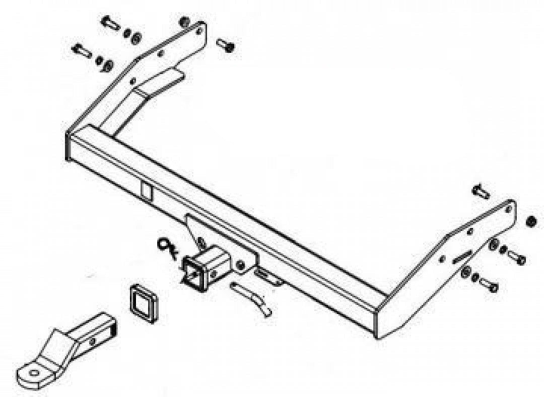 Trailboss - Towbar Suited For Ford Ranger Cab Chassis 2WD 2.5L Single (2007 - 2…