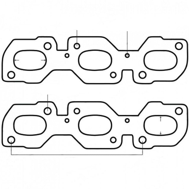 Ford Escape & Mazda Tribute V6 - Exhaust Manifold Gasket Pair