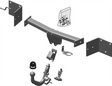 BRINK | European Diagonal Detachable Towbar | BMW X1 E84 2009–2015 | BR-525200