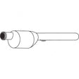 Standard Catalytic Converter - Mercedes-Benz Vito / Mixto W639 (2004 - 2008) Van (2.1L)…
