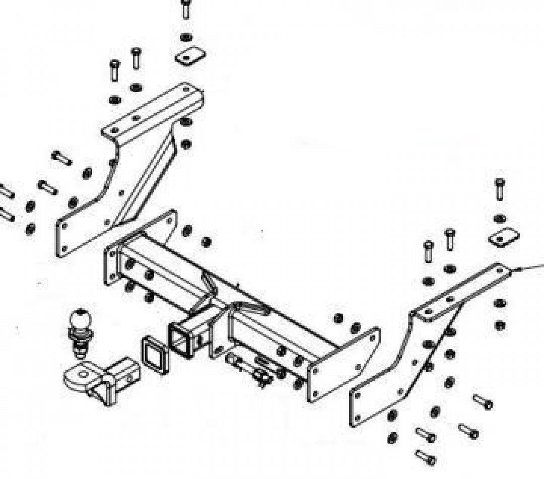 Trailboss - Towbar Suited For Iveco Daily Low Roof Van 35S13 3520 (2015 Onwards)