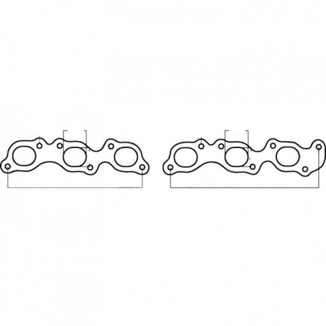 Toyota Land Cruiser FZJ70, FZJ75, FZJ80 & FZJ100, Toyota 1FZ & 1FZ-E 4.5L, 24V, Cemjo  - Exhaust Manifold Gasket