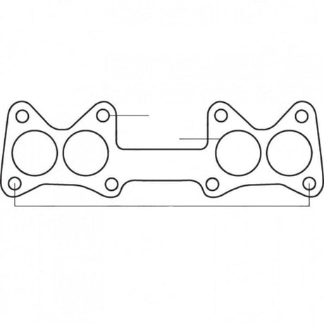 Nissan Pulsar N14, N15 & N16, Nissan GA16DE, QG16DE & QG18DE, 1.6L & 1.8L - Exhaust Manifold Gasket