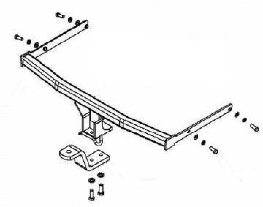 Trailboss - Towbar Suited For Ford Fiesta Hatch 3 & 5D (2004 - 2008)