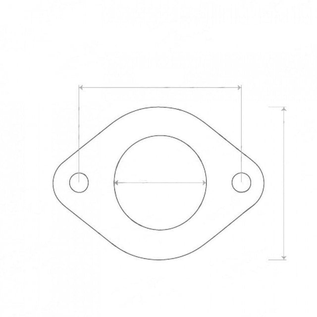 Flange Gasket - Inside Diameter 97mm (2 Bolts)