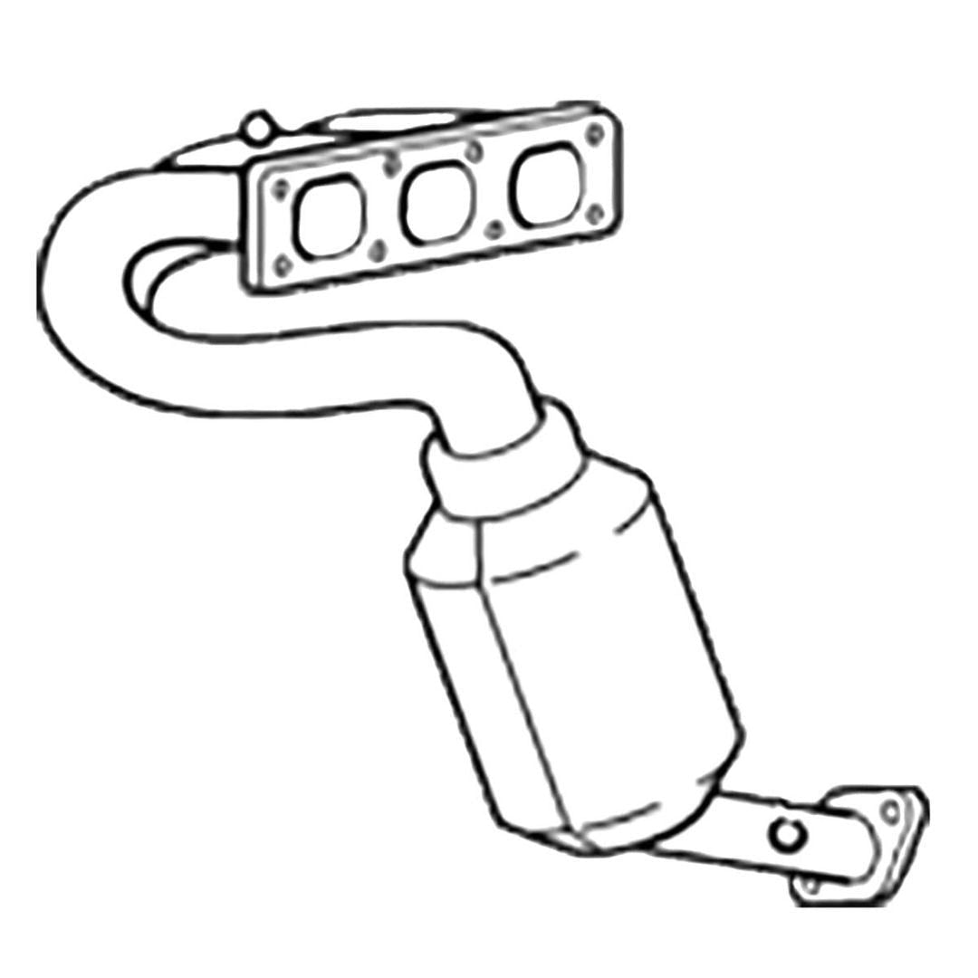 Redback Enviro Catalytic Converter - BMW X5 E53 (2001 - 2007) Wagon (3.0L) Manifold Close Cou… (Manifold CAT)