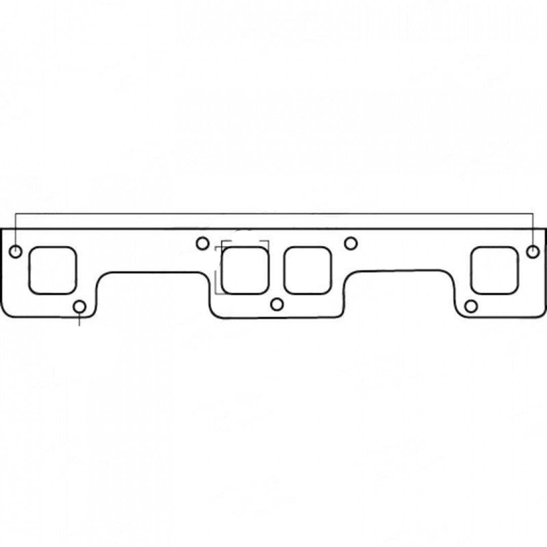 Holden Gemini Square Port  - Exhaust Manifold Gasket