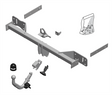 BRINK | European Diagonal Detachable Towbar | MERCEDES-BENZ A-CLASS W176 B-CLASS W242 W246 2011–2018 | BR-552200