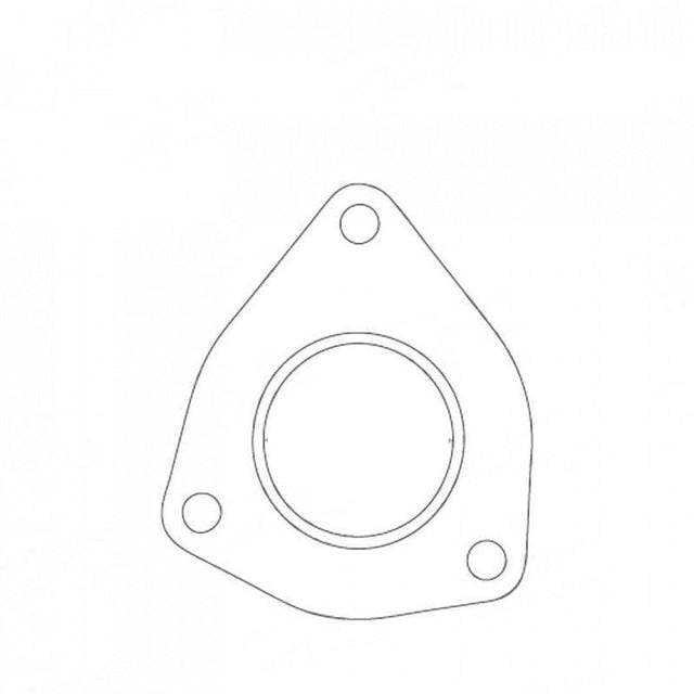 Flange Gasket - Daewoo Lanos pipe, manifold, ID 57mm (3 Bolts)