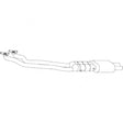 Standard Catalytic Converter - BMW 5 E39 523i (1996 - 2000) Sedan (2.5L) Catalytic Conv…