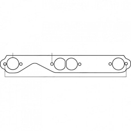 Chevrolet 307ci, 327ci, 350ci & 400ci, Round port - Exhaust Manifold Gasket