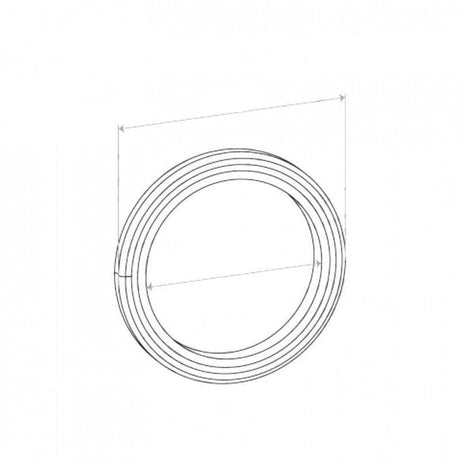 Spiral Wound Ring Gasket - ID 49mm, OD 65mm, THK 5mm, SPIRAL