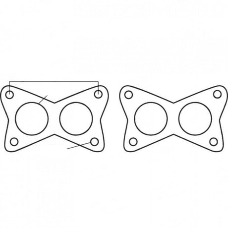 Nissan Pintara, Navara D21 & D22 KA24E - Exhaust Manifold Gasket