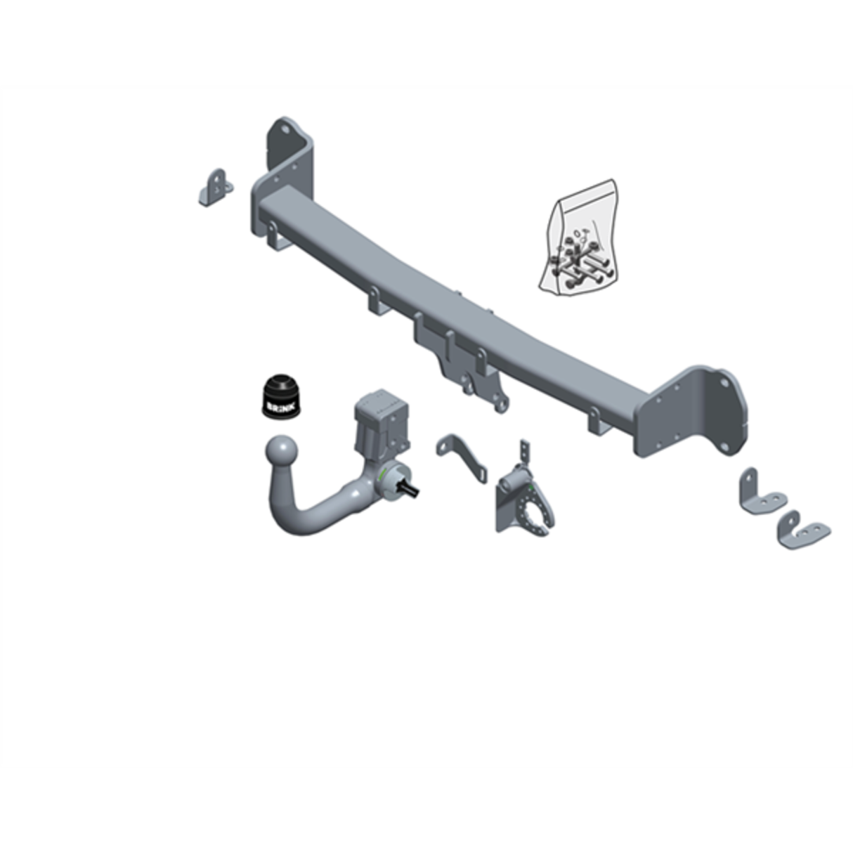 BRINK | Detachable Towbar | BMW 5 Series G30 G31 6 Series G32 2016–ON | BR-648000