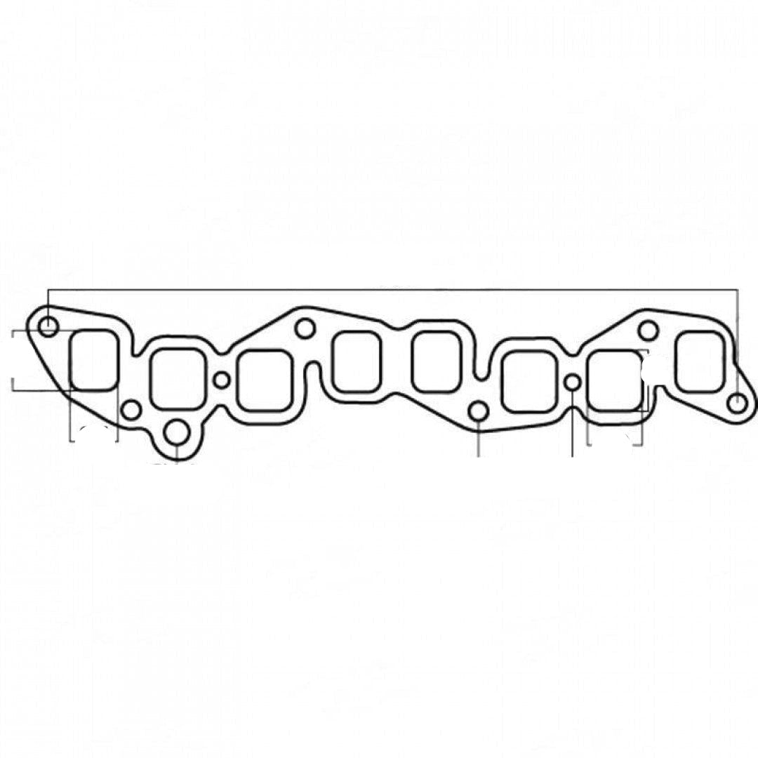 Toyota Hilux, Celica & Corona, 8R 1858cc, 6R1707cc, 7R 1561cc, 18R & 18R-C 1968cc - Exhaust Manifold Gasket