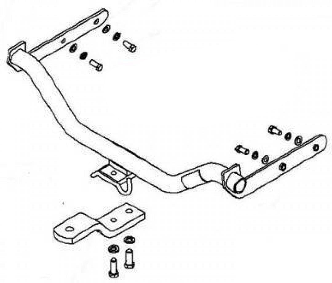 Trailboss - Towbar Suited For Ford Focus Hatch 3 & 5D (2002 - 2005)